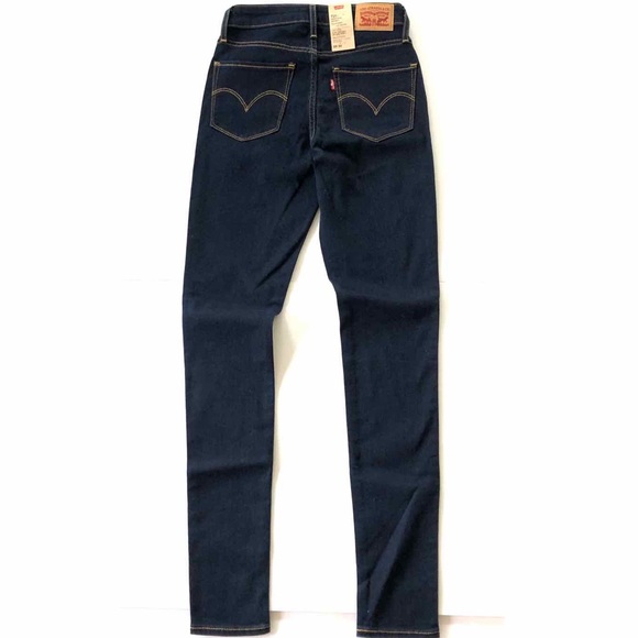Levi’s 721 High-Rise Skinny- Dark Blue- LONG- NWT - Picture 6 of 12
